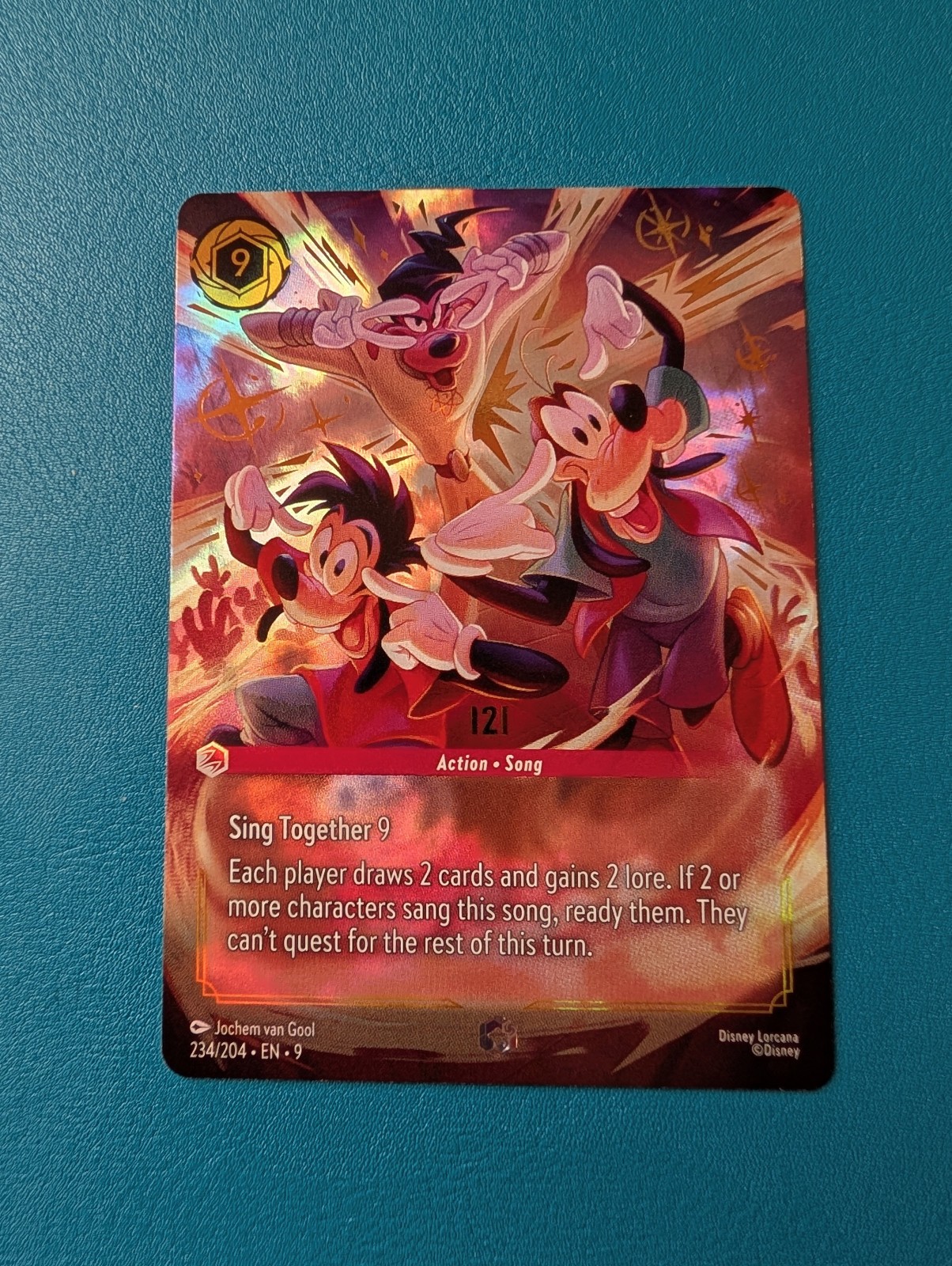 Disney Lorcana i2i Song Card Near Mint English Fabled Enchanted 234/204