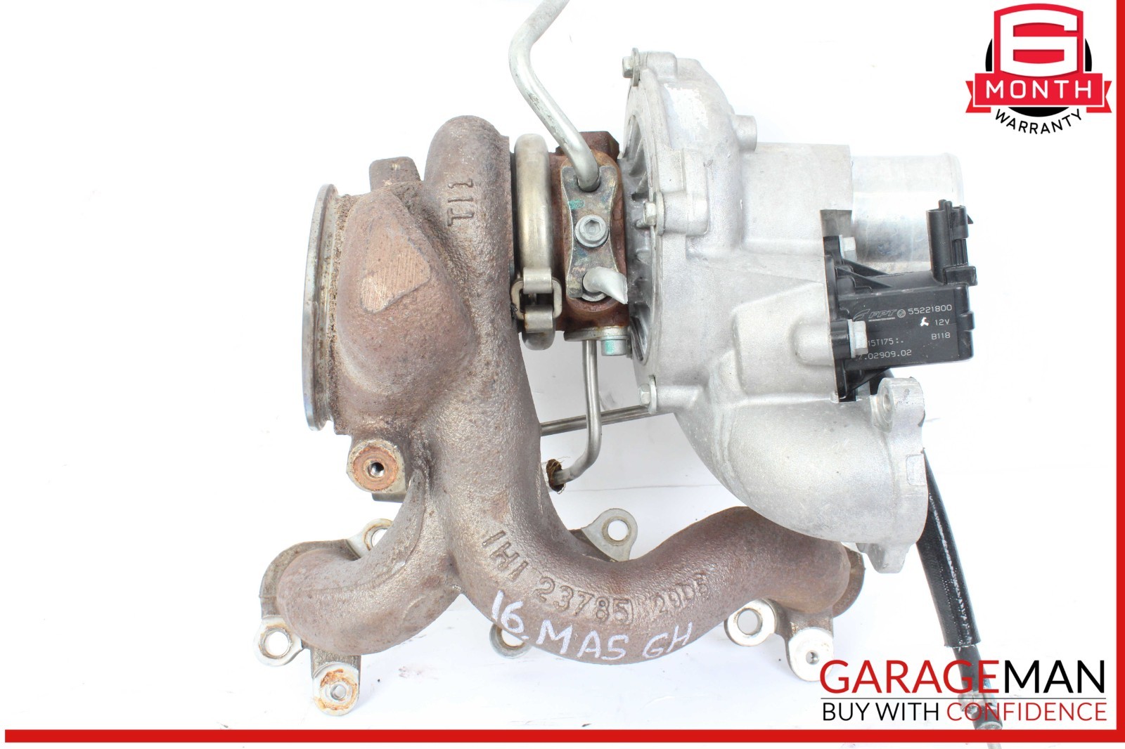 14-24 Maserati Ghibli Quattroporte Left Turbocharger Turbo Charger Manifold OEM