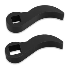 2PCS 1/2" & 3/8" Adjustable Pry Bar Wrench Adapter Head,Upgraded Crowbar 