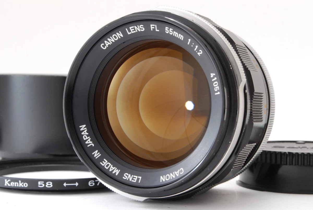 レンズ(単焦点) Canon FL 55mm f1.2 FL55mm f/1.2 - Canon Camera Museum