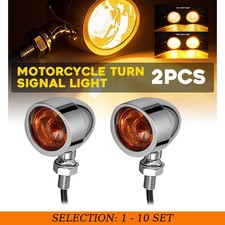 2-20PCS Turn Signal Running Lights Bullet Chr...