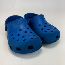 Crocs Classic Clogs Kids Size 12 Blue Slip On Water Friendly Comfort Shoes