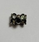 Black And White Opposing Stone Spacer Charm — photo 3