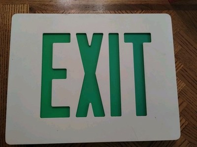 Hubbell Emergency Exit Sign / SESGWEI / For Parts