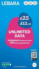 Free Preloaded 1st Month Mobile SIM Card with Unlimited Data Plan for Half Price