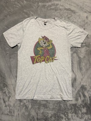 Pet Lover Top Cat Dad Mom Ever Retro Funny Meme Gift Tee T Shirt Size Small Gray