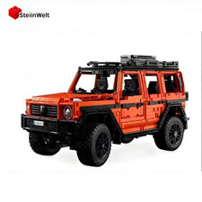 MOC Steiinwelt car Luxury Offroad SUV Brick Model 2891 Pieces Display Set 4x4