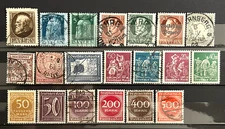 German Stamps - lot of 20 old stamps used /18
