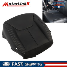 Front Driver Bottom Black Leather Seat Cover For Jeep Wrangler 2013-2017