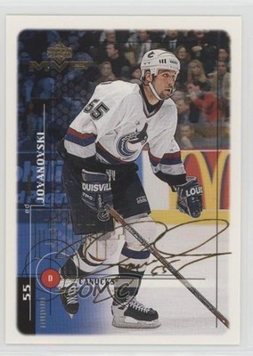1998-99 Upper Deck MVP Gold Script 38/100 Ed Jovanovski #206 4gd