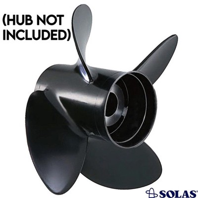 Solas Rubex 4 Propeller Honda BF115 BF130 BF75 13.25x13 RH Aluminum 48-8M8026570