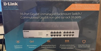 D-Link DGS-1016D Unmanaged Gigabit Ethernet Switch 16-Port
