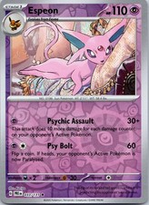 Espeon 033/131 LP Reverse Holo SV: Prismatic ...