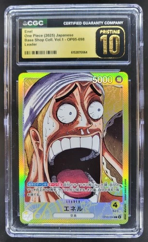 2025 ONE PIECE JP ENEL LEADER OP05-098 VOL.1 CGC 10 PRISTINE D RC7