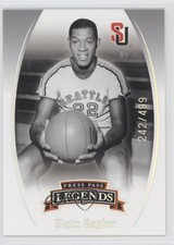 2007-08 Press Pass Legends Silver Holofoil 242/499 Elgin Baylor #49 HOF 0c2