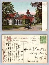 Lenox, MA-Massachusetts, Episcopal Church Parish House Vintage c1913 Postcard