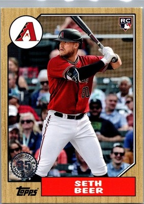 2022 Topps - 1987 Design Seth Beer #T87-98 - Diamondbacks