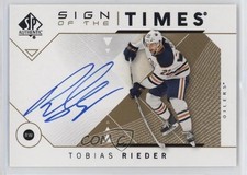 2018-19 SP Authentic Sign of the Times Tobias Rieder #SOTT-TR Auto 14po