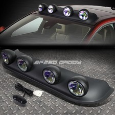 Universal 4x4 Black Frame Neo Clear Lens Off-road Roof Mounted Rally Fog Light