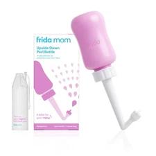 Frida Mom Upside Down Peri Bottle for Postpartum Care Portable Bidet Perineal...