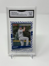 2020 Panini Donruss - Clayton Kershaw #118 Independence Day Base
