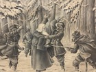 Khondazhevsky Original Russian Watercolor 1935 Ivan Susanin Legend Historical — photo 4