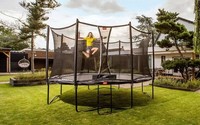 BERG Champion trampoline with Deluxe safety net enclosure, 270cm (9ft)  diam.