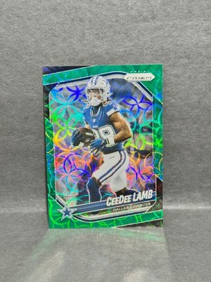 Ceedee Lamb /75 Green Scope 2025 Panini Prizm Dallas Cowboys