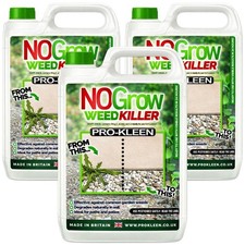 ProKleen No Grow Genuine Weed & Moss Killer Path Patio Driveway Eco Friendly 15L 3.73 per litre