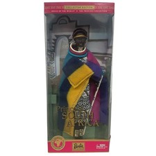 Princess of South Africa Barbie Dolls of the World Collection 2002 Mattel 56218