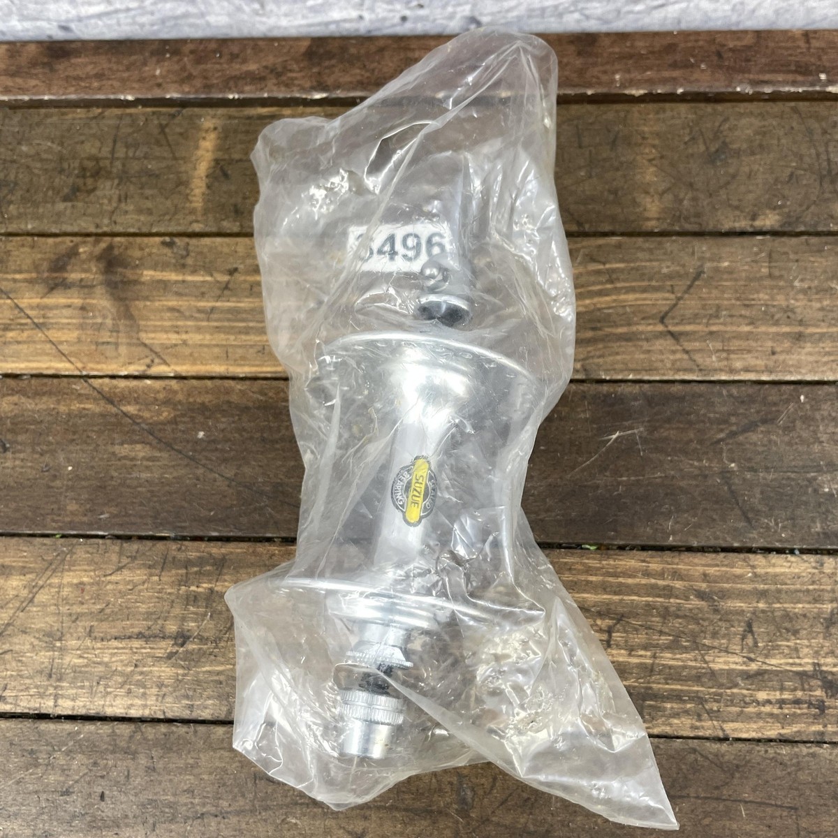 Vintage Suzue Front Hub 48H Sealed Bearing QR High Flange Silver