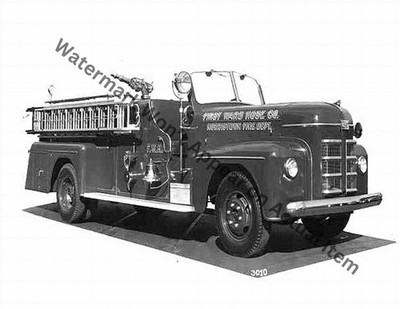Ahrens-Fox 1 FIRE TRUCK Photograph Print 8.5x11''