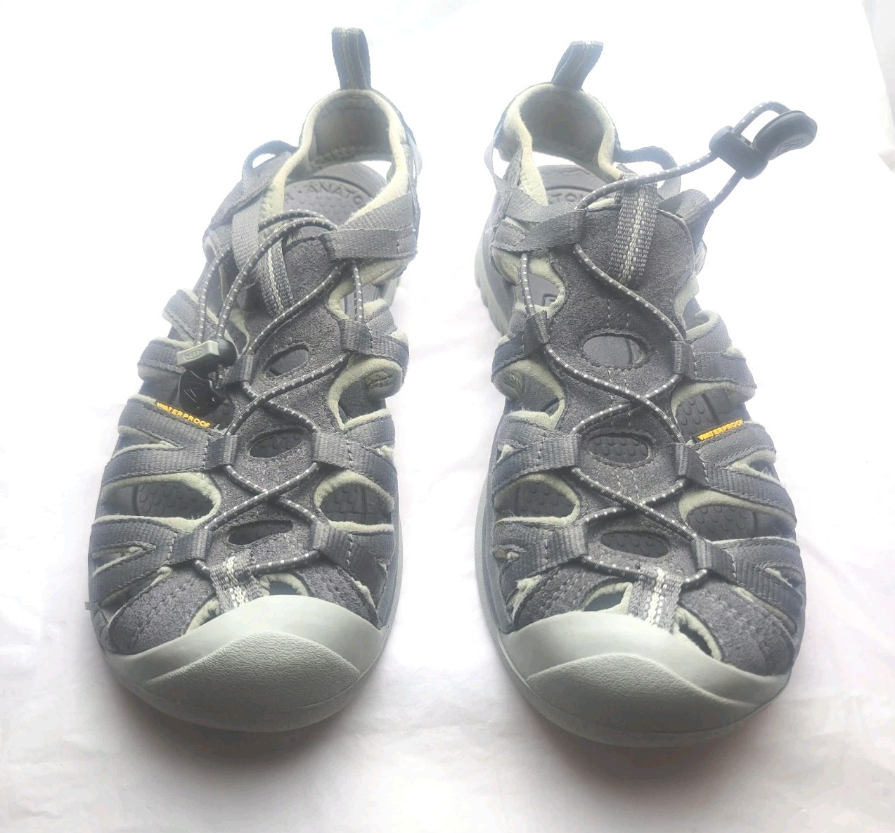 Keen Sandali Scarpe Uomo Taglia 10 5 Grigio Impermeabile Outdoor Escursionismo Sandalo