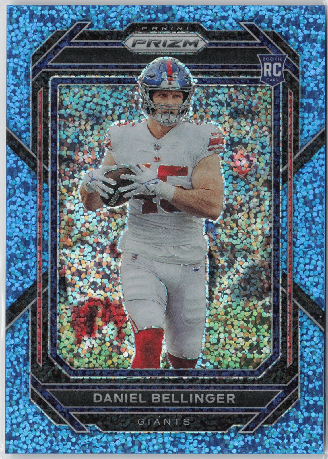 2022 Panini Prizm #364 Daniel Bellinger Blue Sparkle #/96