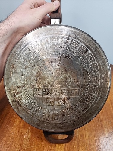 Schweiz Imperial Pfanne Kochgeschirr 9,5" Kapsel Induktion 18/10 Edelstahl - Bild 11 von 15