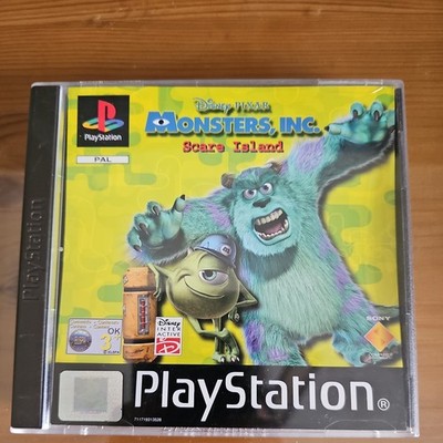 Sony Playstation 1 PS1 Spiel Disney Pixar Monsters inkl. Scare Island OVP