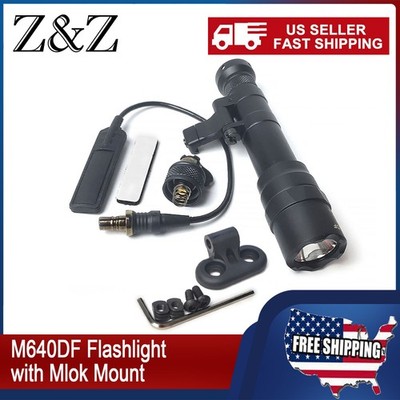 M640DF Dual Fuel 1200lm LED Hunting Lighting w/ Picatinny Rail Mlok Offset Mount