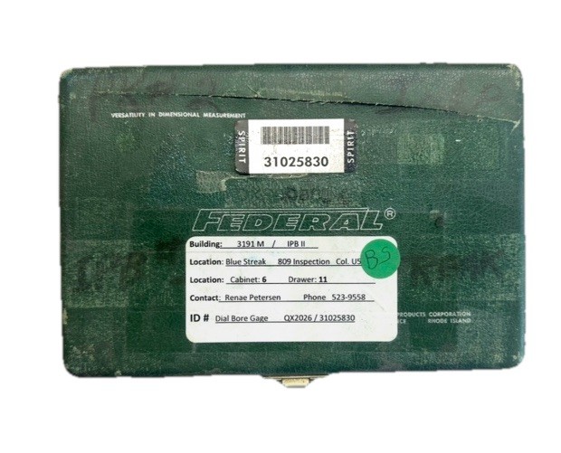 Mahr Federal 1204P-1-R2 Small Dial Bore Gage W: Attachments