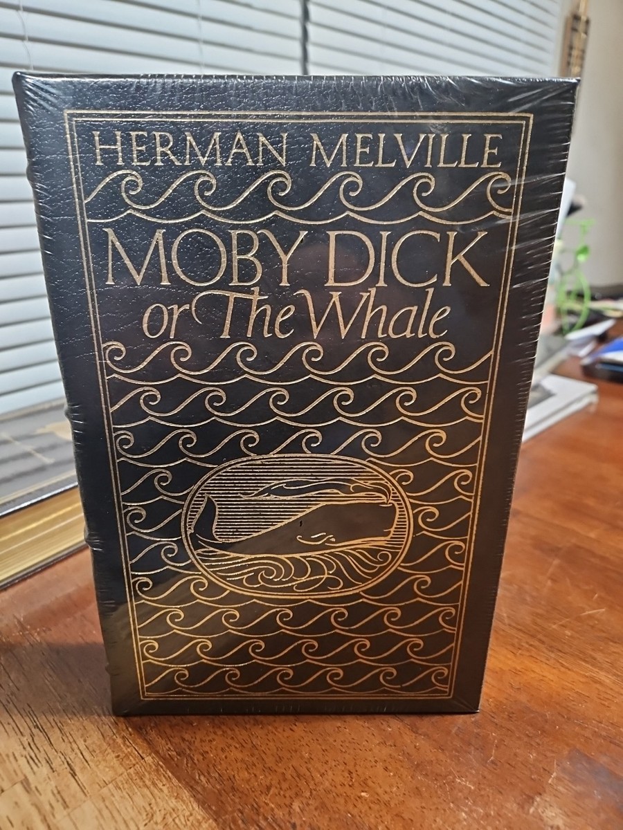 MOBY DICK or The Whale Herman Melville Leather Bound Hard Cover