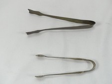 Lot of 2 Antique Sugar Tongs