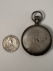 Vintage Crescent C.W.C. Co. Pocket Watch White Enamel Dial For Parts or Repair — photo 3