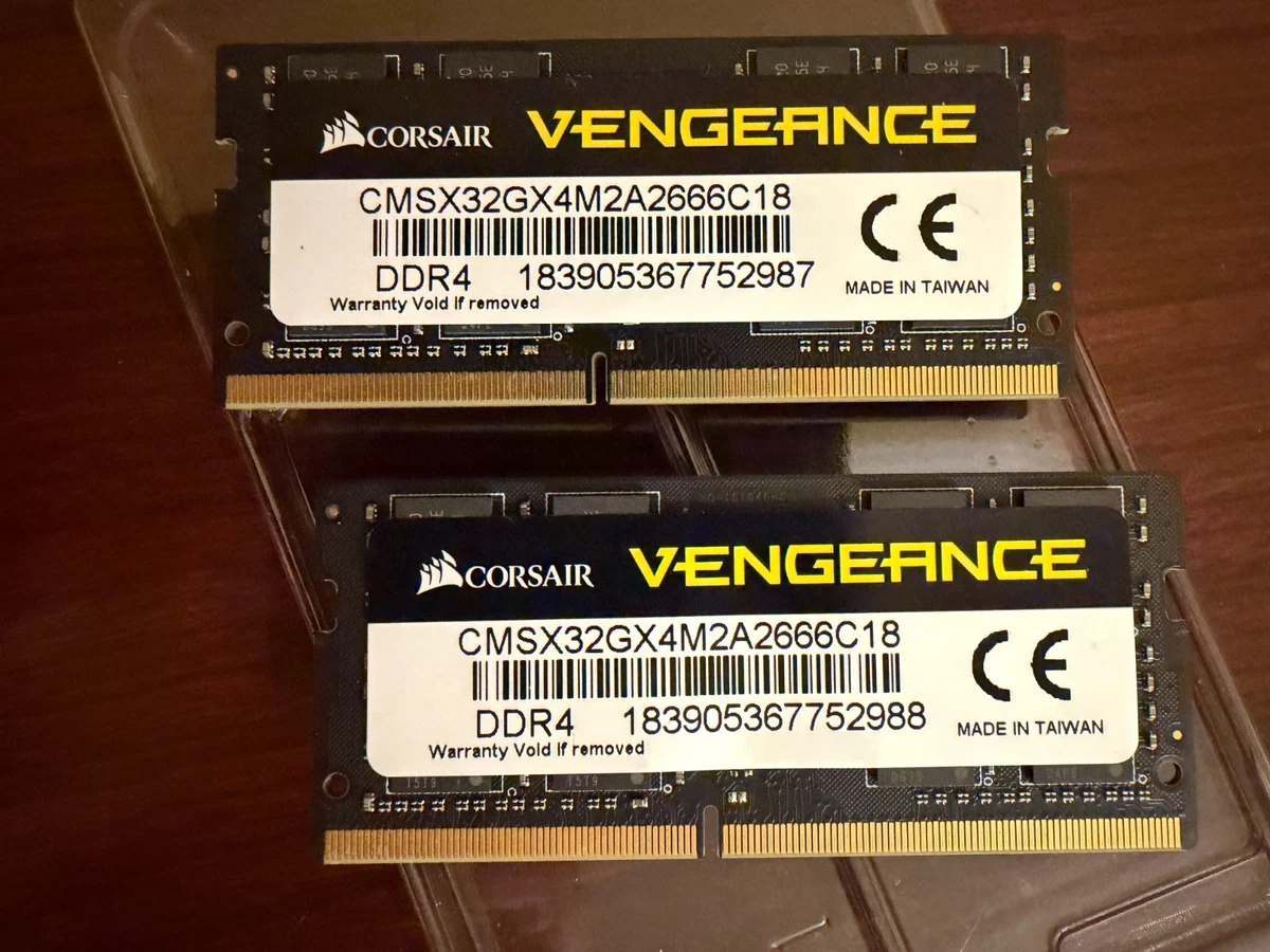 Corsair PC4-21300 (DDR4-2666) Bus Speed Computer RAM 32 GB Total