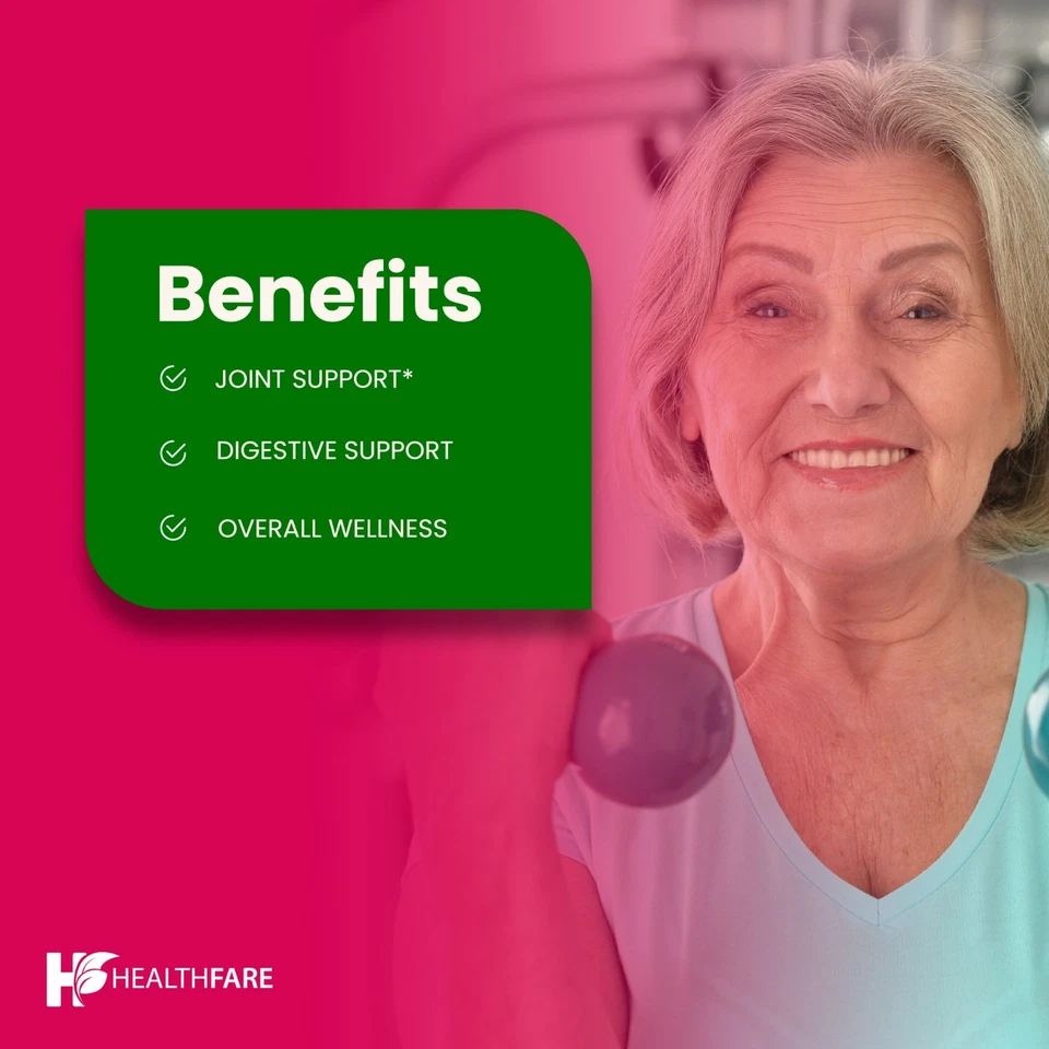 Healthfare Devils Claw 2600 mg 120 cápsulas apoya la inflamación dolor de espalda articulaciones EE. UU. Foto 4 de 4