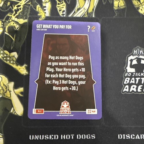 2024 Bo Jackson Battle Arena - Get What You Pay For SSP Play Card #PL-3