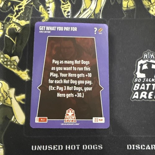 2024 Bo Jackson Battle Arena - Get What You Pay For SSP Play Card #PL-3