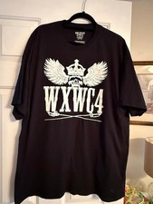 WXWC4 Black Wrestling T-Shirt 2014 Showdown Tour Featuring Scott Hall Size 2XL