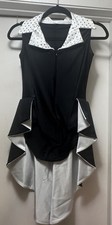 Dance Costume Jazz, Musical Theater, Tuzedo Style Size Small Adult