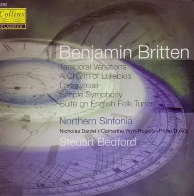 CD Britten Temporal Variations, Lachrymae, Simple Symphony, Suite On English Fo