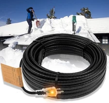 MAXKOSKO Self-regulating Roof Gutter Snow Melting Roof De-icing Heating Cable