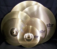 Sabian SBR Bright 6 Piece Super Cymbal Set with 13" Hats/Model #SBR5006/New
